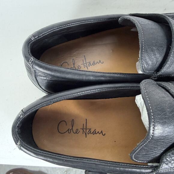 Cole Haan Howland Loafers Men\'s 10.5 Black Leather Comfort Slip On Driving Shoes main image 10